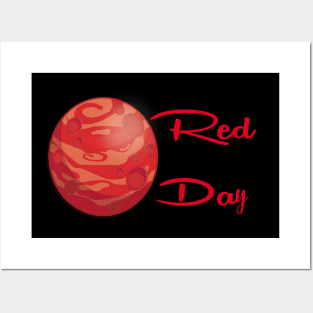 Red planet Day Posters and Art